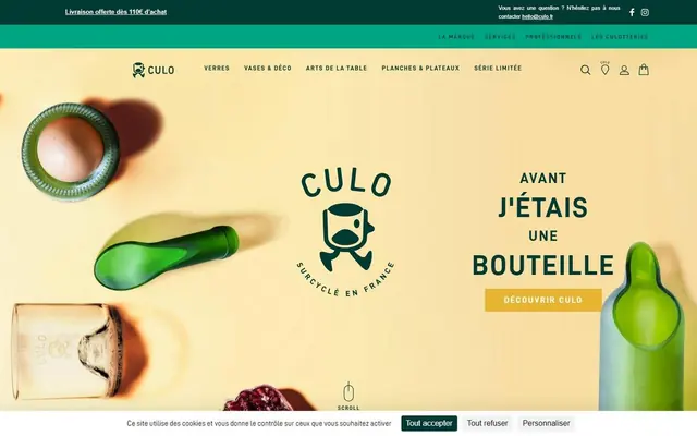 Page d’accueil de culo.fr