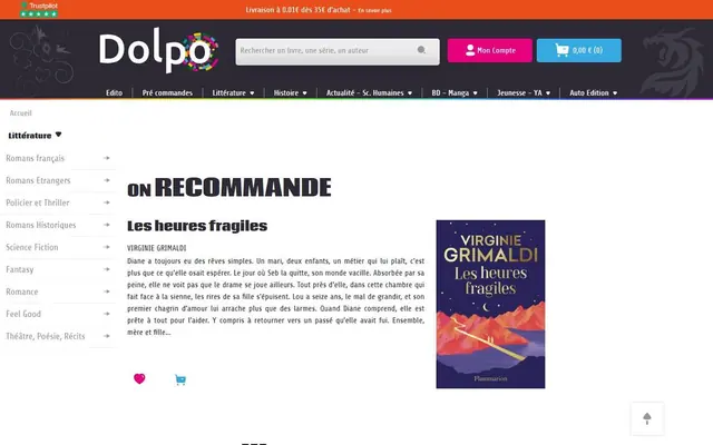 Page d’accueil de dolpo.fr