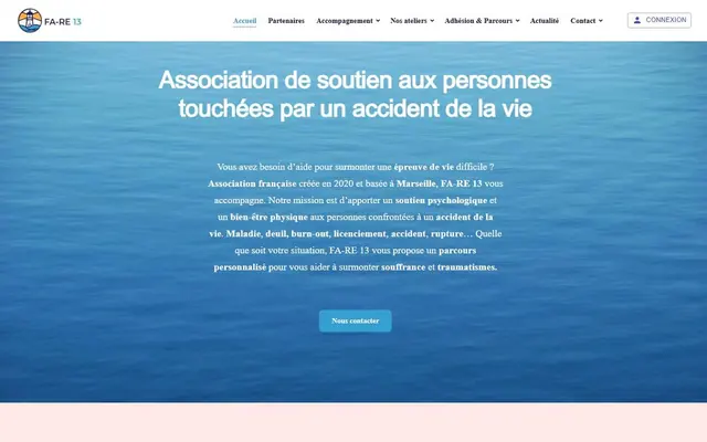 Page d’accueil de fa-re.fr
