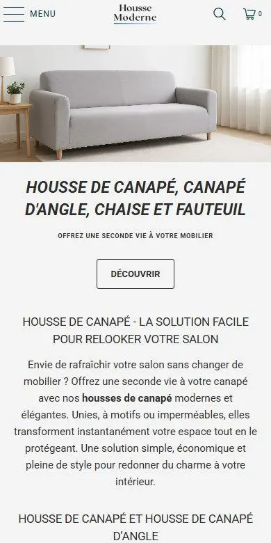 houssemoderne.com sur mobile