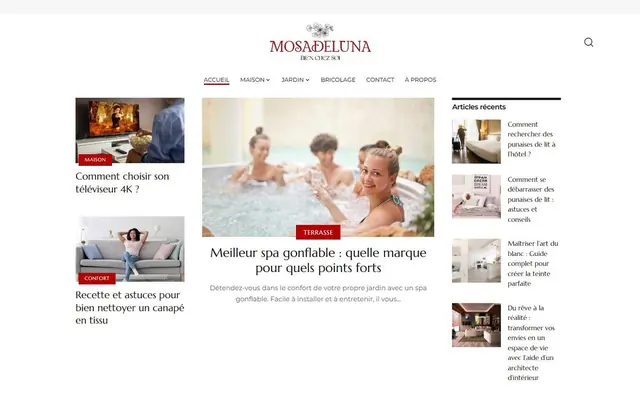 Page d’accueil de mosadeluna.fr