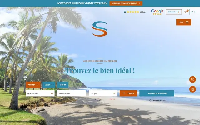 Page d’accueil de shallyd-immobilier.com