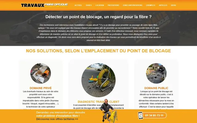 Page d’accueil de travaux-fibre-optique.fr